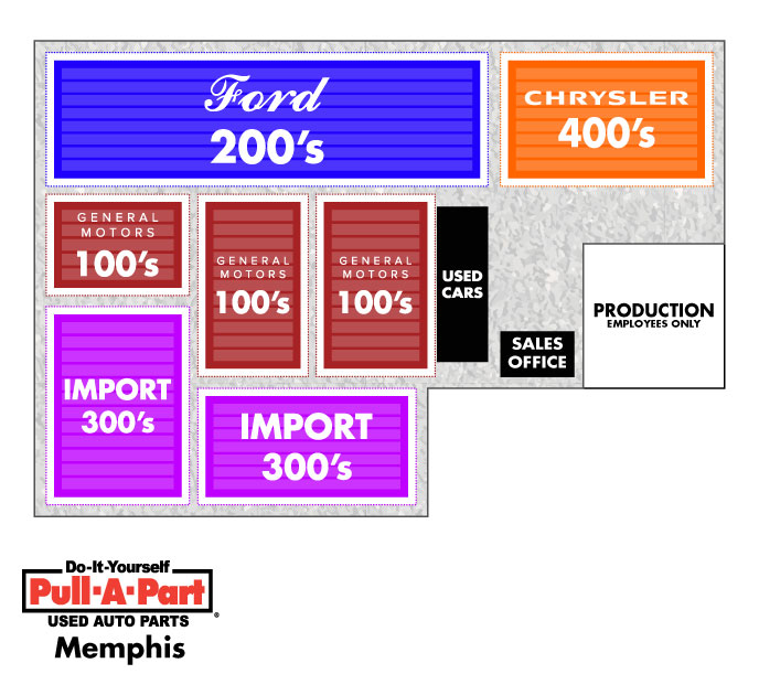 HOURS, ADMISSION AND YARD MAP