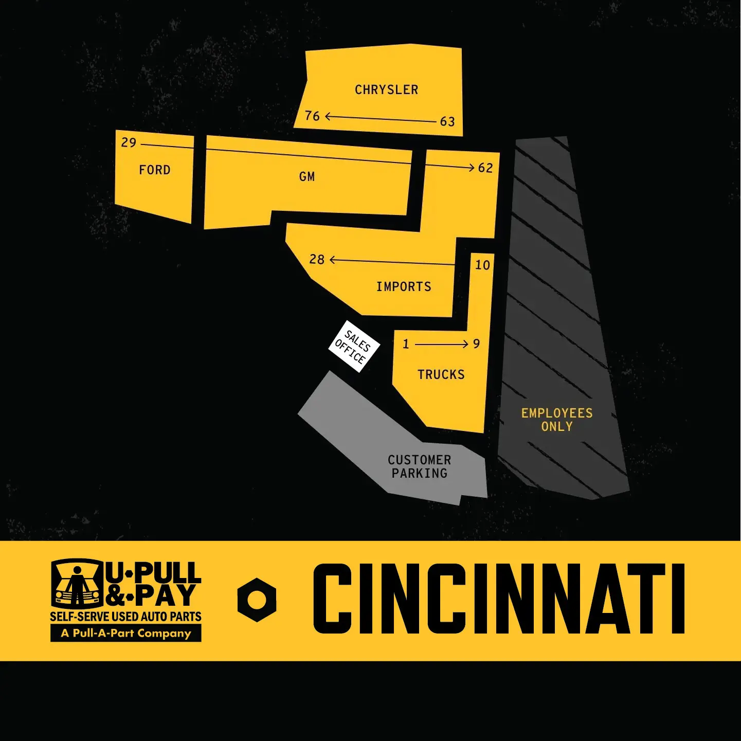 HOURS, ADMISSION AND YARD MAP HOURS, ADMISSION AND YARD MAP