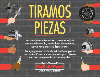 ¡Nosotros sacamos las piezas!