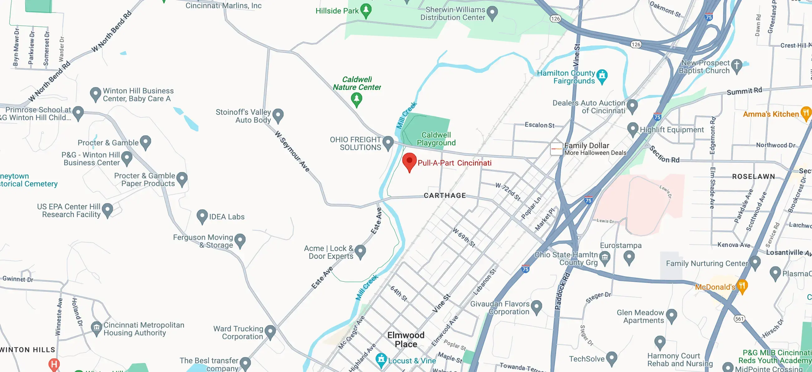 HOURS, ADMISSION AND YARD MAP