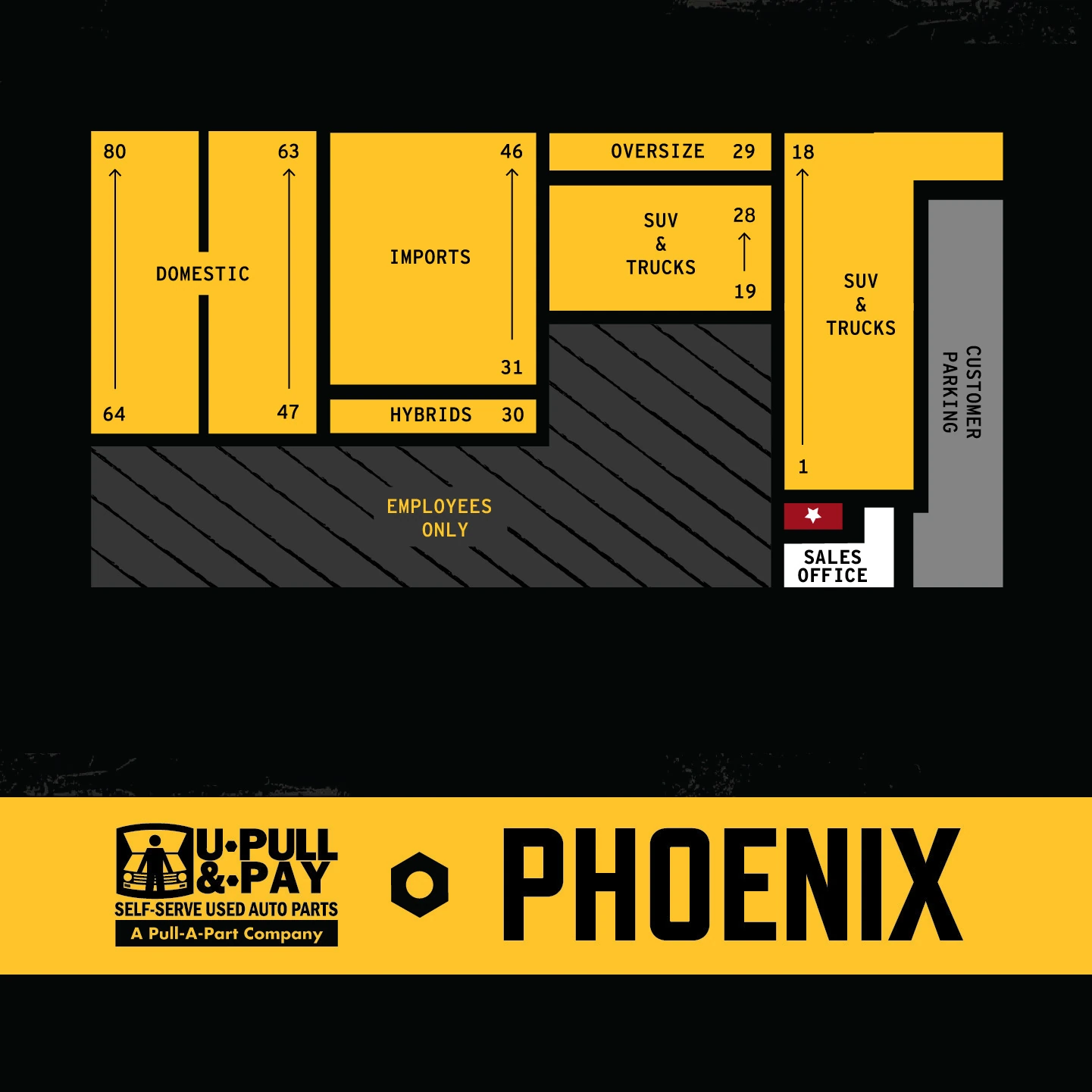 HOURS, ADMISSION AND YARD MAP HOURS, ADMISSION AND YARD MAP