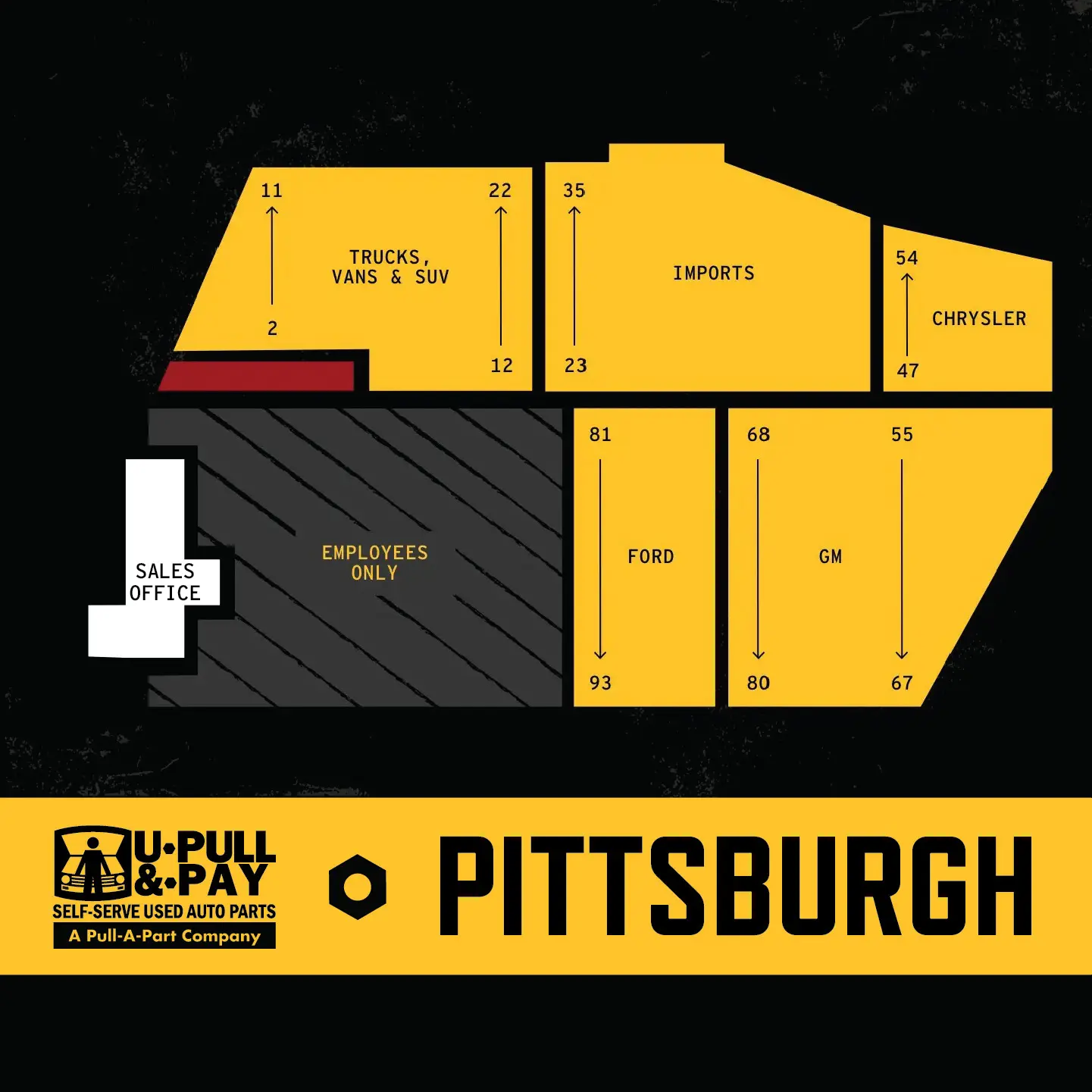 HOURS, ADMISSION AND YARD MAP HOURS, ADMISSION AND YARD MAP