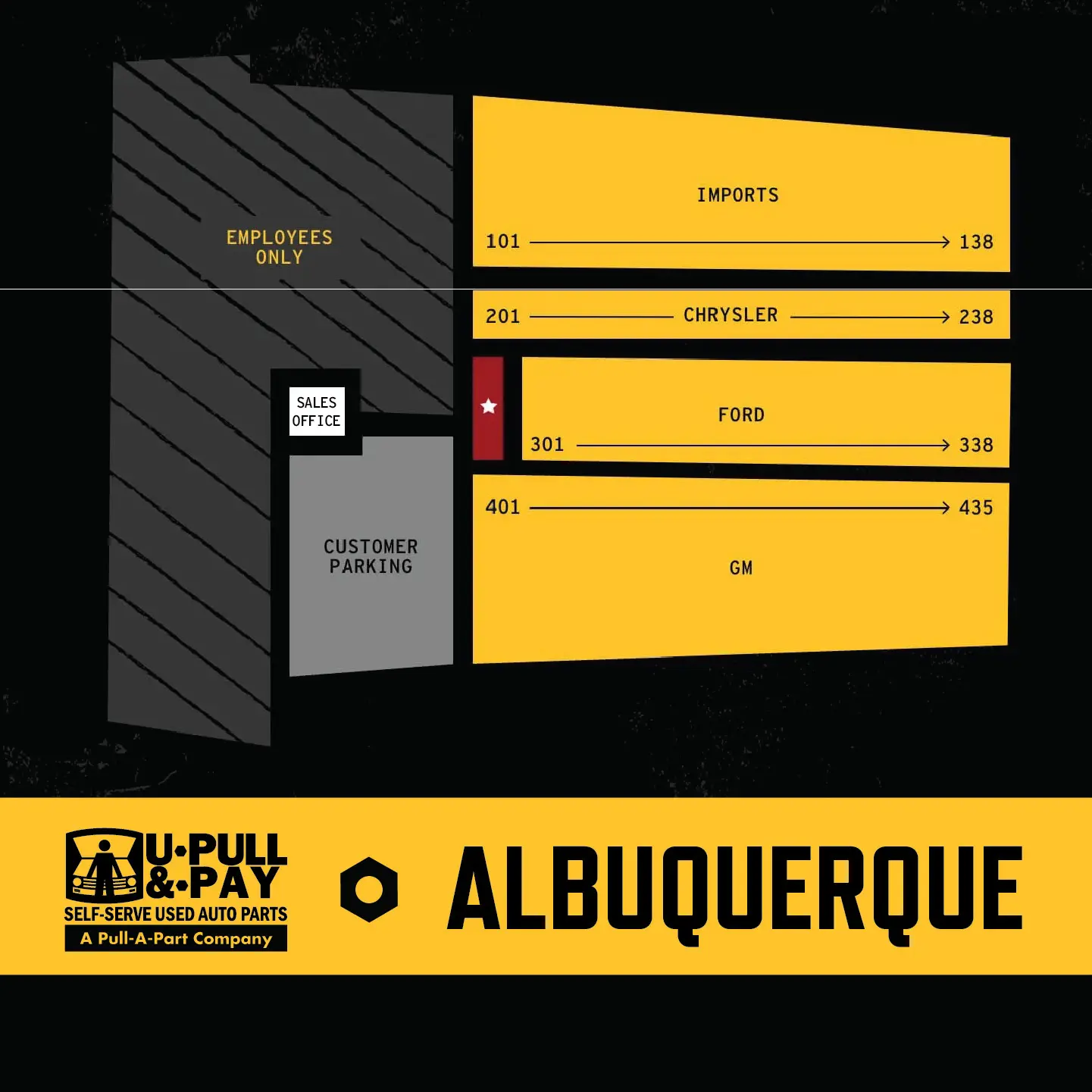 HOURS, ADMISSION AND YARD MAP HOURS, ADMISSION AND YARD MAP