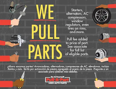 We Pull Parts at Pull-A-Part