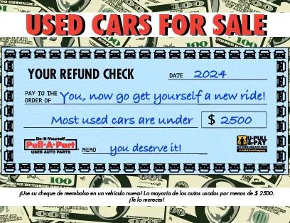 Buy a Used Car at U-Pull-&-Pay!