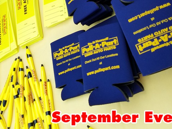 SEPTIEMBRE ESTÁ QUE ARDE: VISITA UN EVENTO PULL-A-PART CERCA DE TI