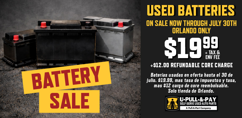 ORL battery sale